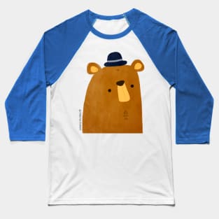 Mr Bear with Hat Baseball T-Shirt